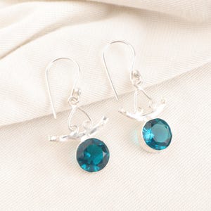 Apatite Earrings 925 Sterling Silver Earrings Apatite Gemstone Earrings Handmade Earrings Apatite Jewelry Christmas Gift For Her