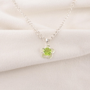 Peridot Pendant 925 Sterling Silver Pendant Green Peridot Gemstone Pendant Handmade Pendant Silver Jewelry Peridot Jewelry Gift For Her