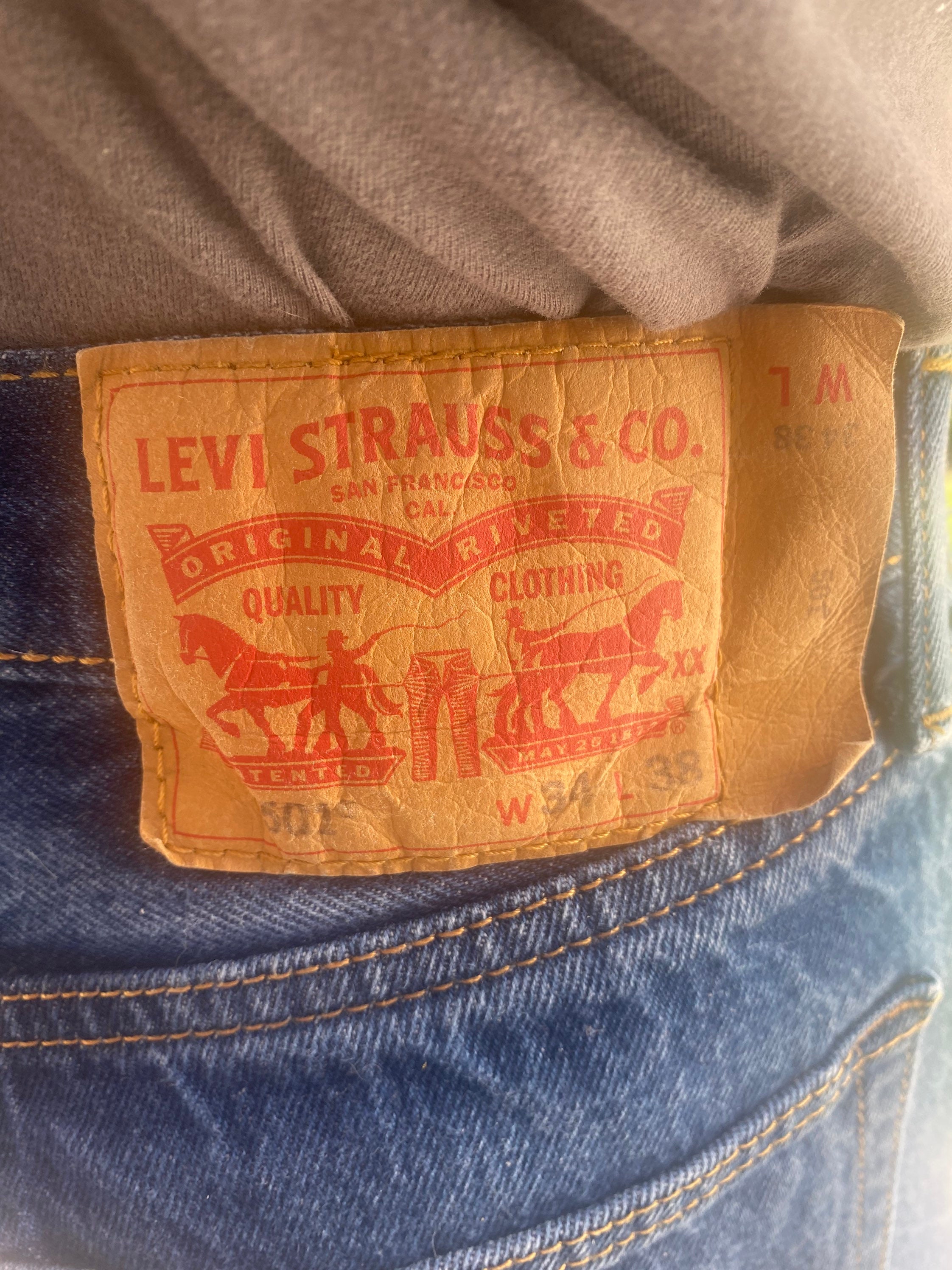 Rare Find Levi's Original 501's Shrink to Fit | Etsy