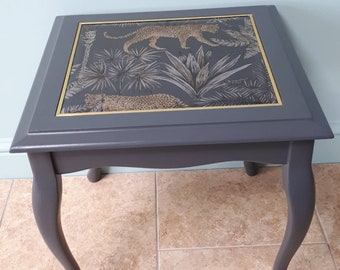 Vintage Animalprint Sidetable/Coffee Table by commision 45GBP
