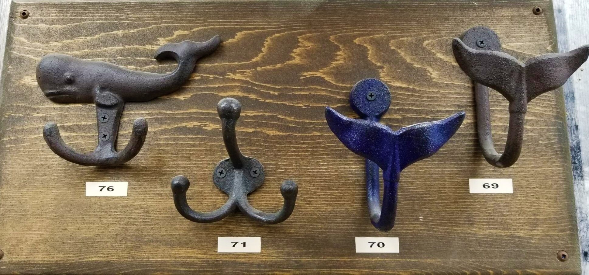whale coat hooks