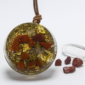 Orgonite Red Jasper Necklace