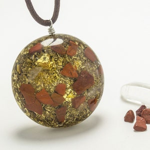 Orgonite Red Jasper Necklace