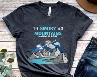 Great Smoky Mountains Shirt, Tennessee Shirt, Hiking T-Shirt, National Park Shirt, Travel T-Shirt, Mountain Lover Gift