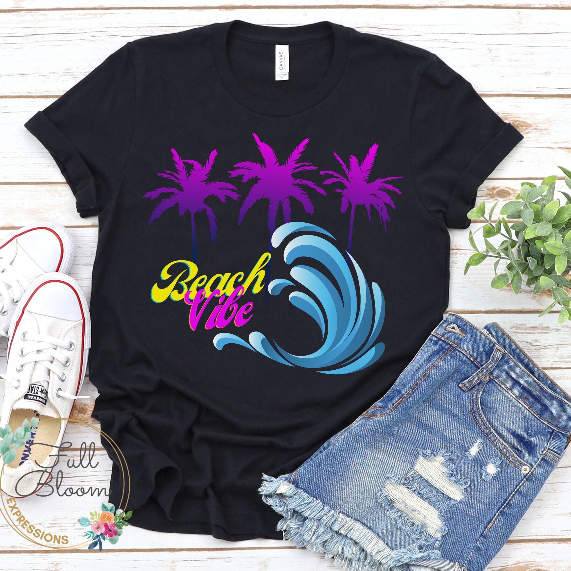 Beach Vibe T-shirt Vacation Shirt Beach Lover Shirt Family - Etsy UK