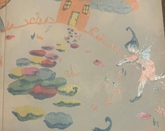 Rare Whimsical Vintage Children's  Book, "Let's Pretend" by Mary Lennox 1935