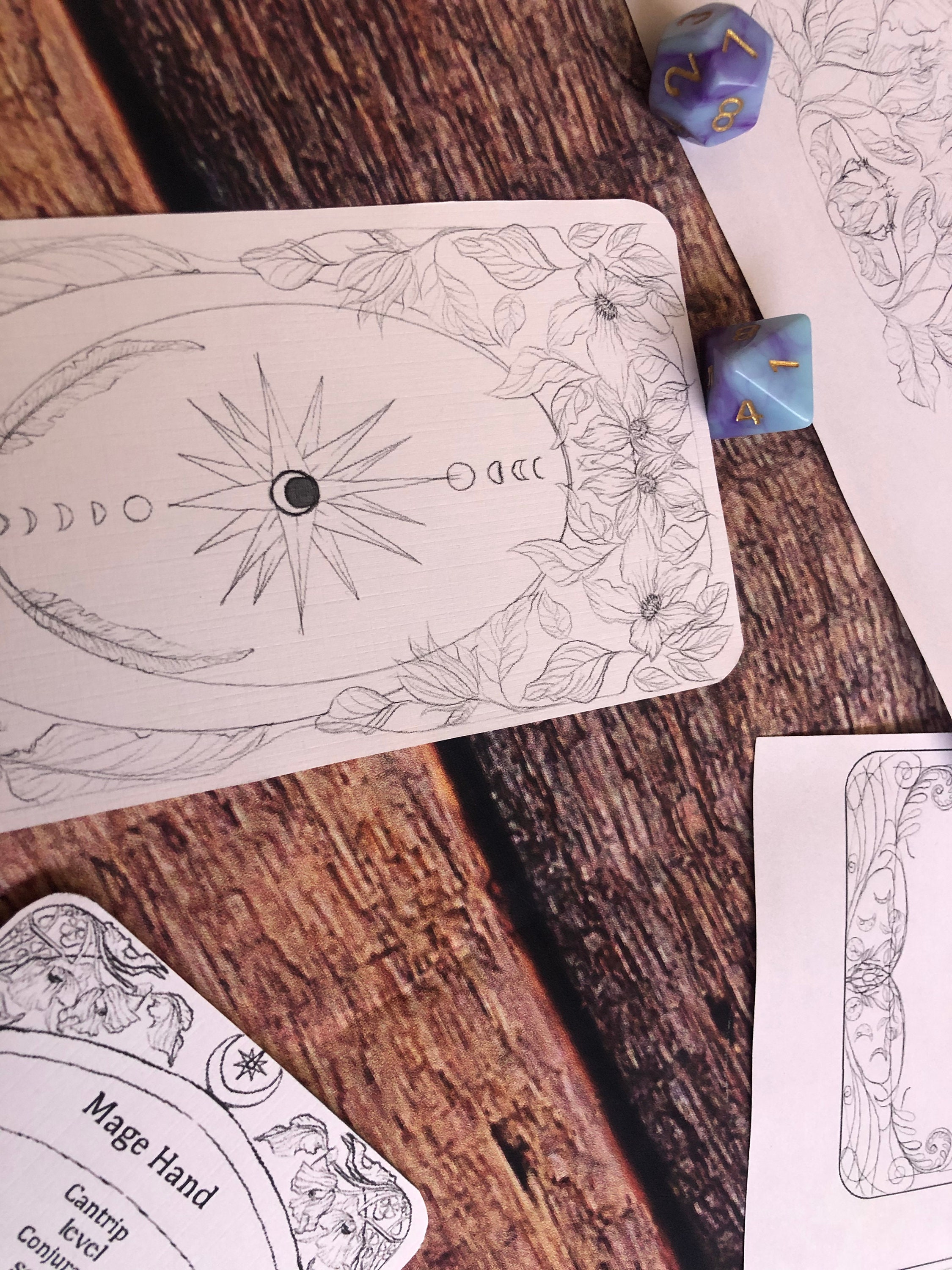 DnD Printable Spell Cards