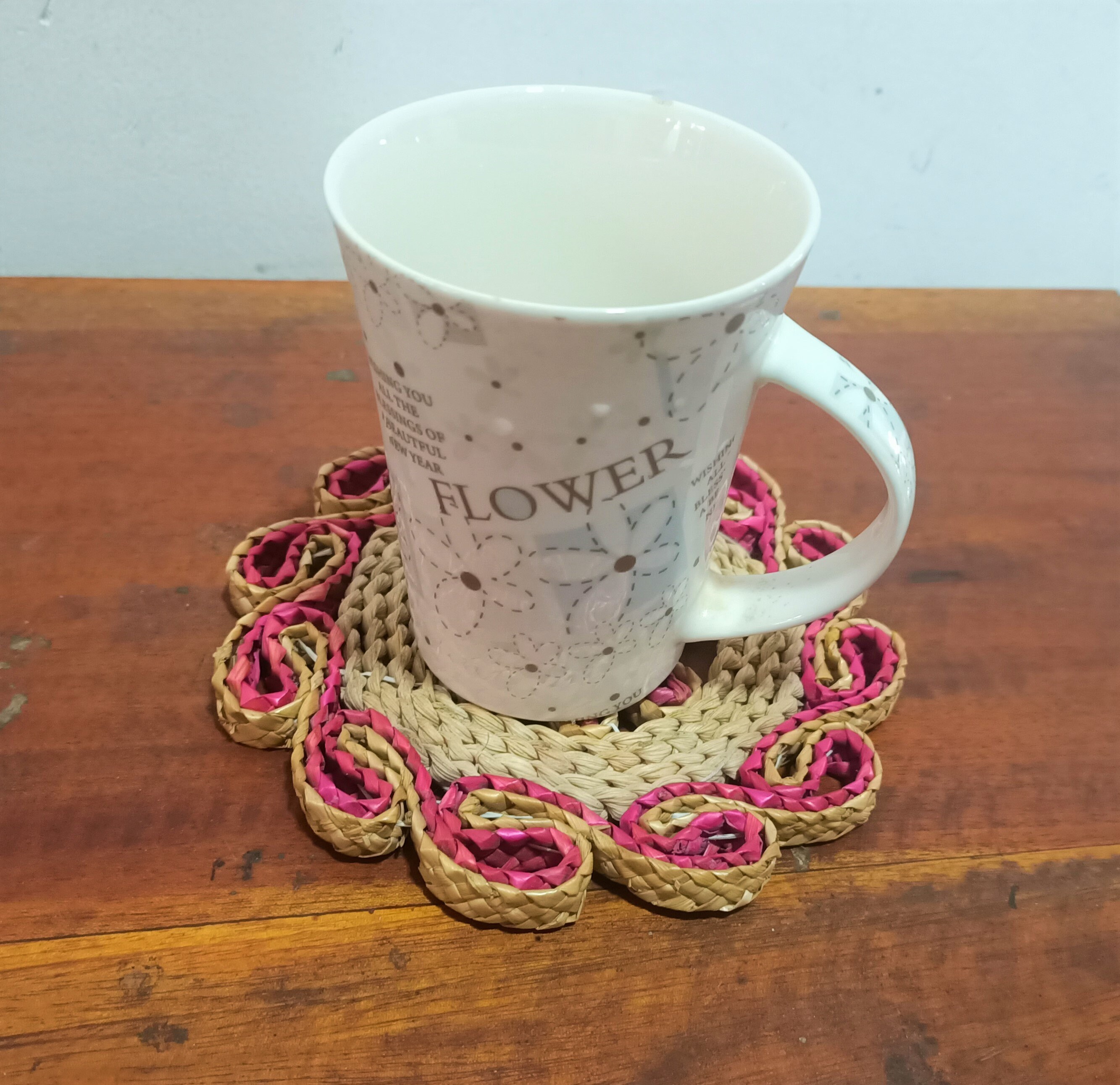 Handmade Straw Coffee Mats Cup Mats Tea Coffee Cup Mat Etsy