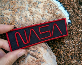 NASA Embroidered Patch – Space Badge (Iron On/Sew On/Velcro)