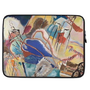 Wassily Kandinsky Design Laptop Hülle, Designer Laptop Hülle, Geschenk für Ihn, Geschenk für Sie, Geburtstagsgeschenk