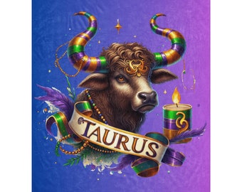 Taurus Zodiac Sherpa Blanket: Custom Birthday Gift