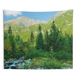 Scenic Print Indoor Wall Tapestry, Gift for her, Gift for Him, Housewarming Gift, Scenery Wall Hanging