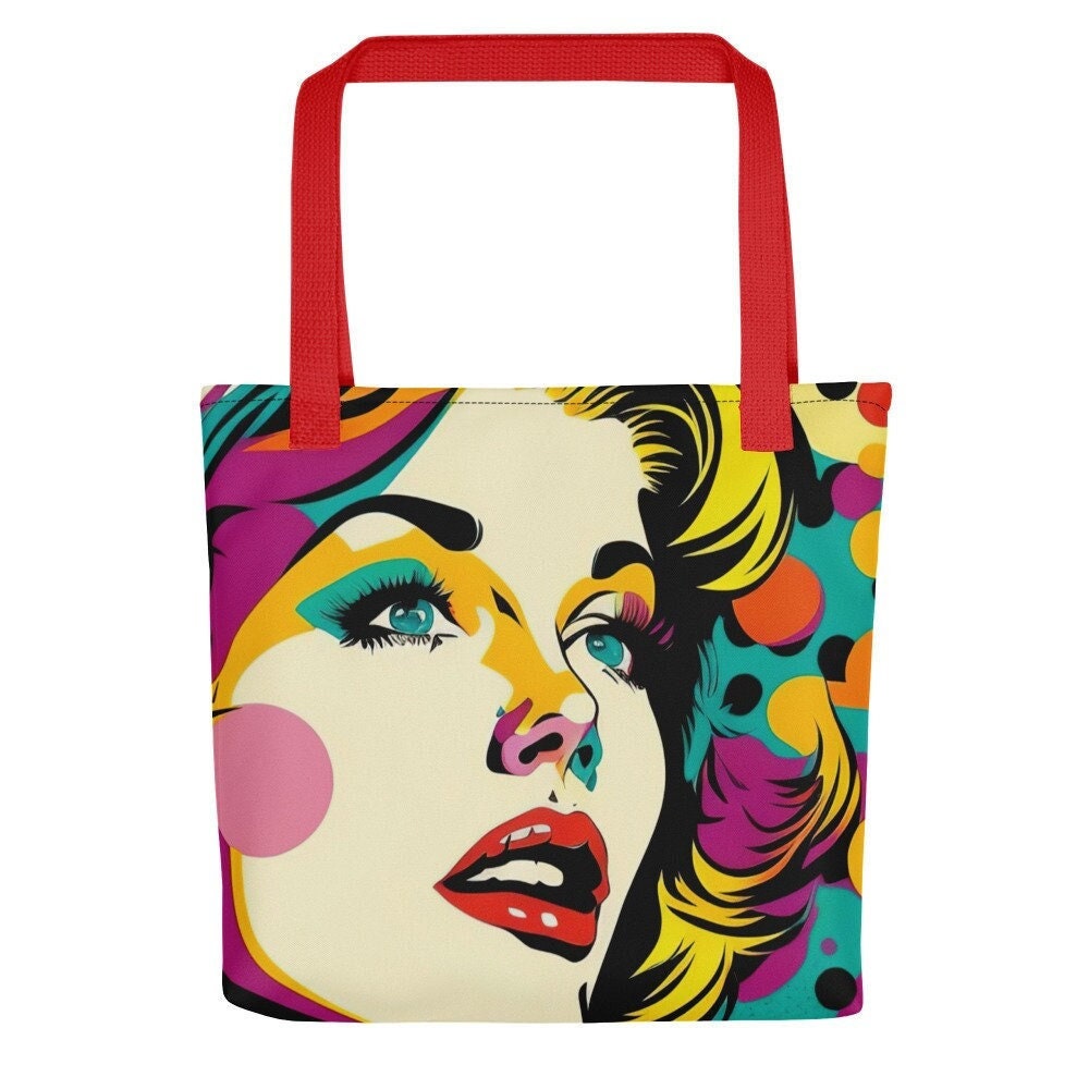 Campbells Soup Can Bag 60s Pop Art Andy Warhol RARE Tote Bag Beach Bag  Vintage