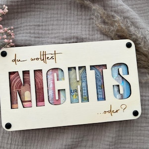 contant geschenk | motief kaarten | verjaardagscadeau | houten kaart