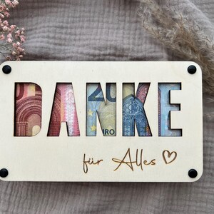 Geldgeschenk | Motivkarten | Geburtstagsgeschenk | Karte aus Holz