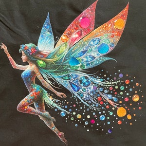 Mystical Fantasy Fairy cotton tote bag