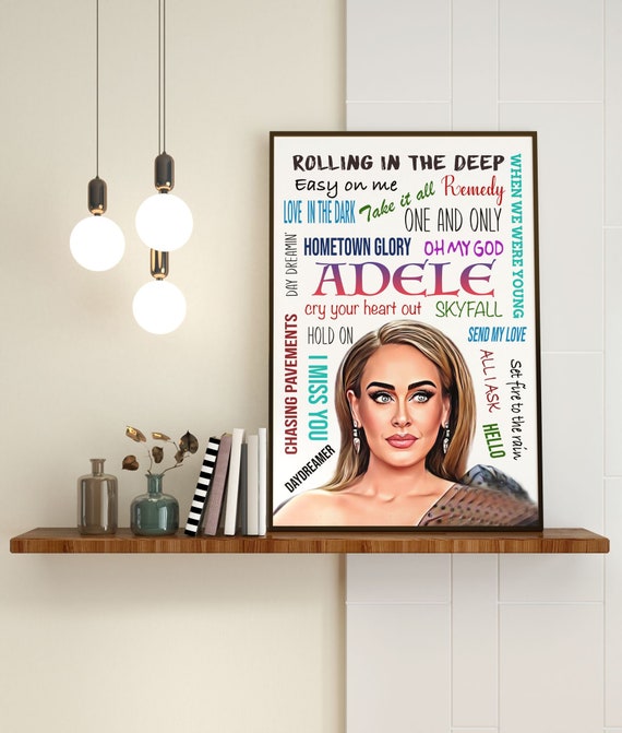 Adele Word Art Digital Download Printable Typography - Etsy