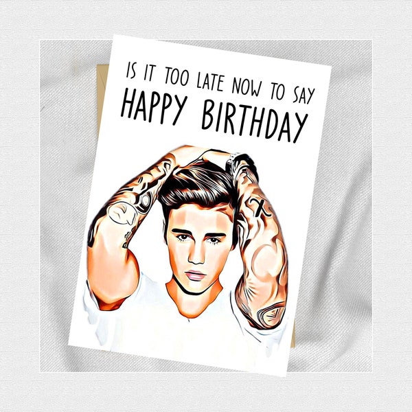 Justin Bieber Etsy