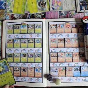 Surging Sparks TCG Visual List - A5 Digital Download, Printable.