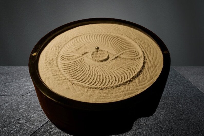 Automatische Zen Garden Sandschale Kinetic Art Bild 3