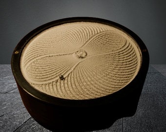 Bol à sable automatique pour jardin zen - Art cinétique