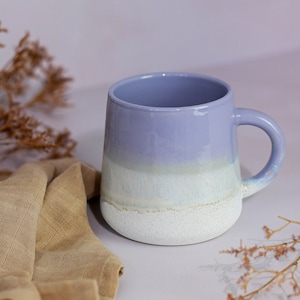 Mojave Glaze Ceramic Tea / Coffee Mug - Lilac - by Sass and Belle