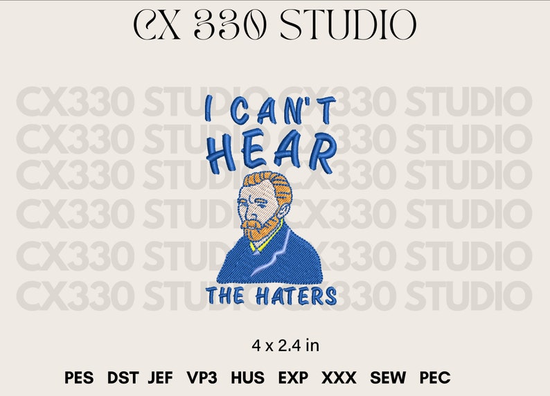 Painter's Portrait Embroidery Design / Portrait Embroidery Etsy