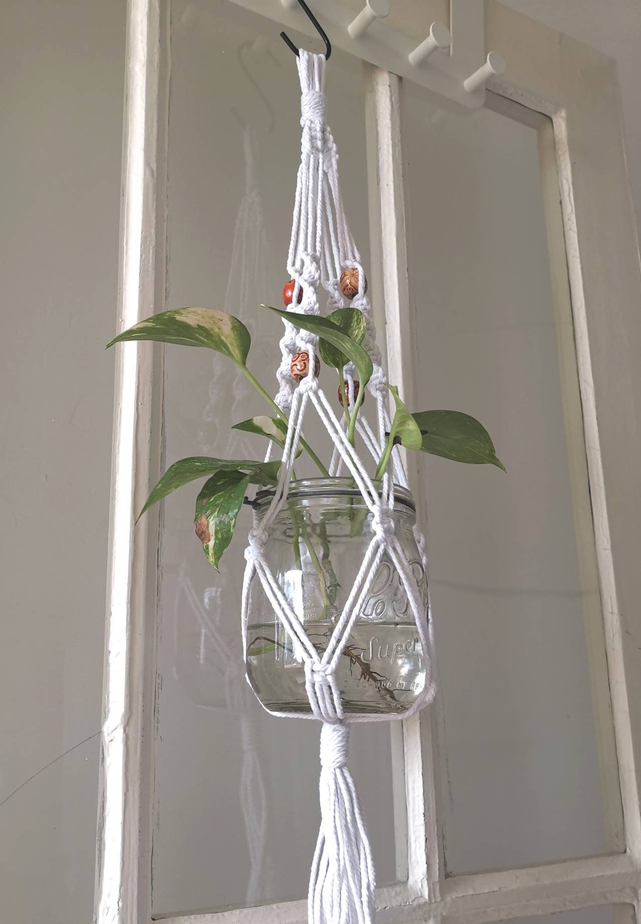 Suspension Pour Plante en Macramé - Modèle Le Parfait