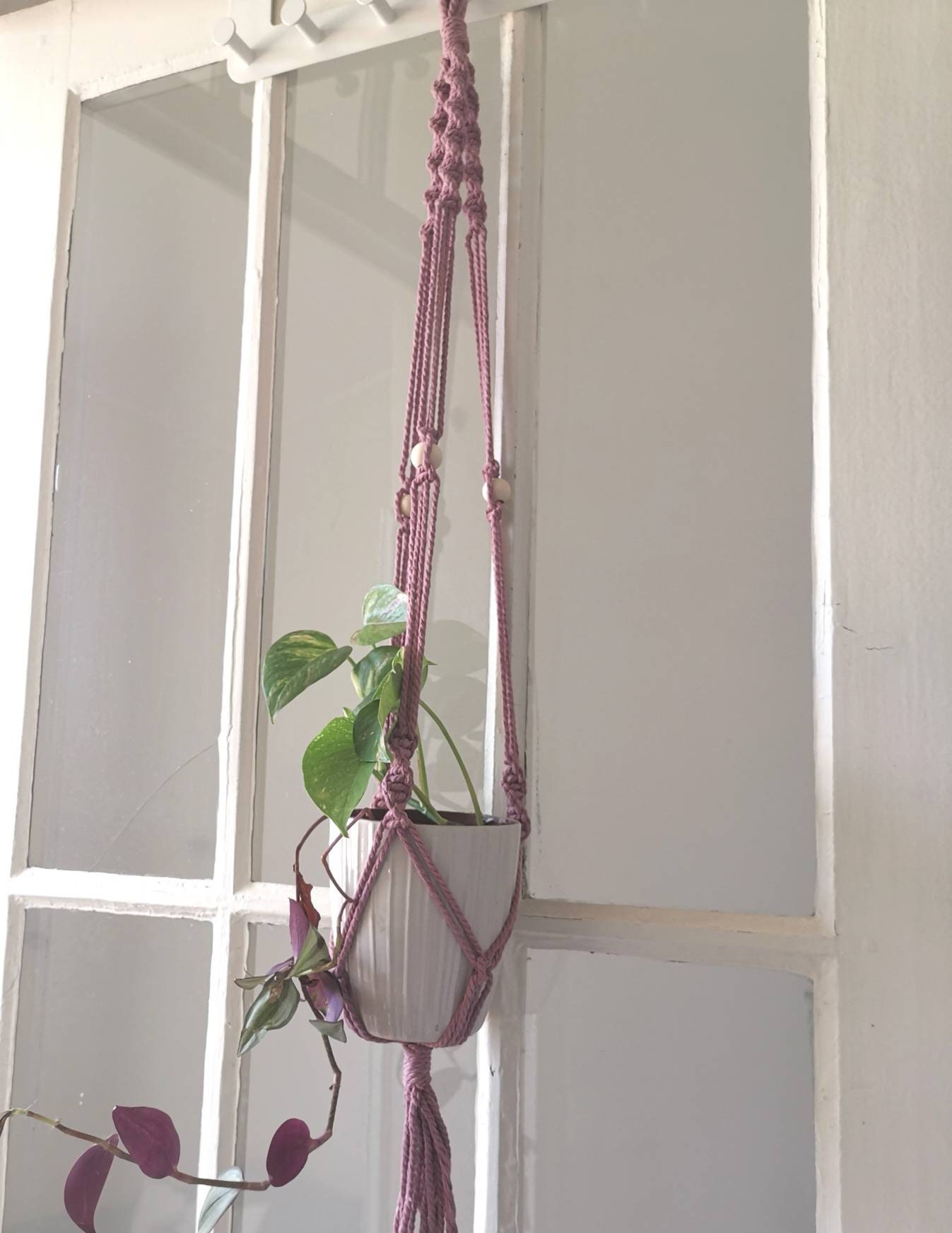 Suspension Pour Plante en Macramé - Modèle Sakura