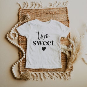 Two Sweet Svg, 2nd Birthday Shirt, Second Birthday Girl, Two Sweet Cricut File, Two Sweet Tshirt, Birthday Shirt, Two Sweet Birthday Party
