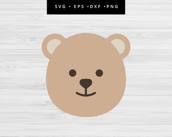 Download Bear Face Svg Etsy