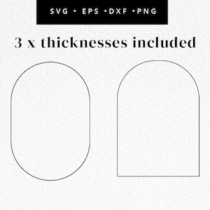 Arch and Oval SVG, Boho SVG Cut Files, Arc shape svg, Oval svg, Arch vector, Oval vector shape, Commercial Use, Svg, dxf, eps, png