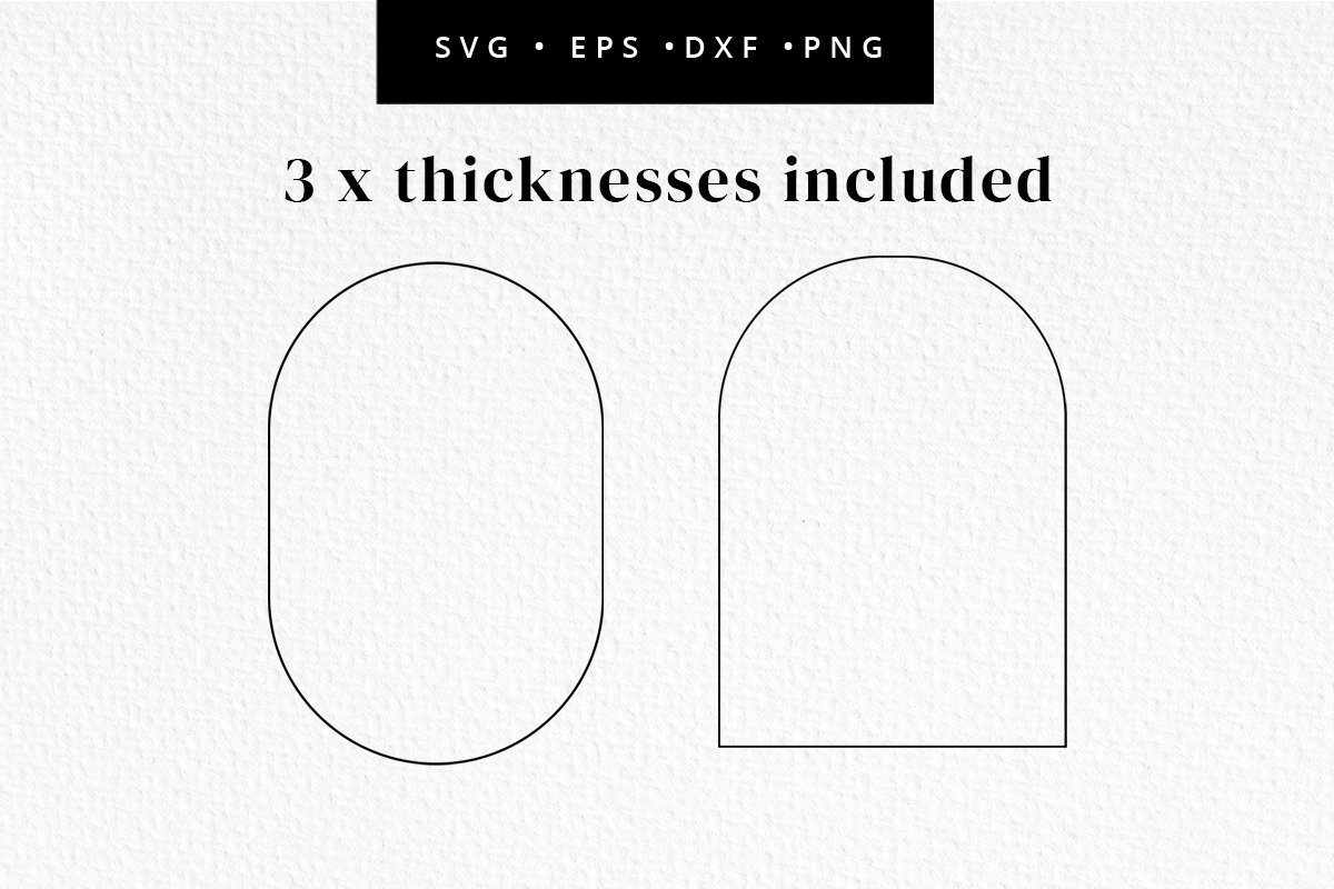 Arch and Oval SVG, Boho SVG Cut Files, Arc shape svg, Oval svg, Arch vector, Oval vector shape, Commercial Use, Svg, dxf, eps, png