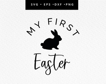 Easter Cutie Baby Bodysuit Bunny SVG for Toddler Minimal svg Funny First Easter Baby Outfit Mr Steal Your Chick SVG Design