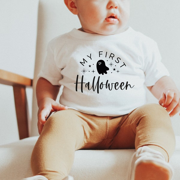 My First Halloween SVG, Ghost  Cricut File, Cute Fall Babygrow, Halloween Cricut File, 1st Halloween Outfit, Babys 1st Halloween
