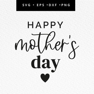 Happy Mothers Day SVG, Mothers Day Cut File, Mothers Day png, Happy Mothers Day , 1st Mothers Day, Commercial Use, Svg, dxf, eps, png