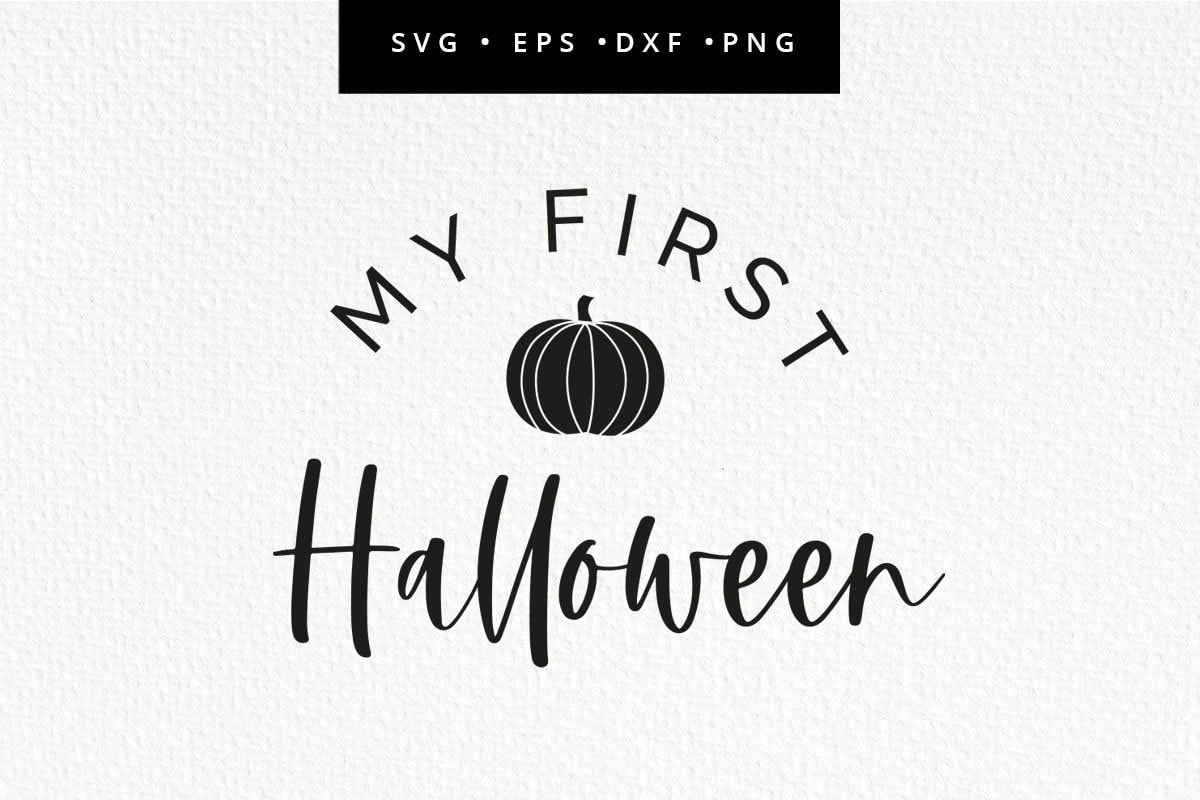 My First Halloween SVG, Pumpkin  Cricut File, Baby Pumpkin Svg for Cricut, My 1st Halloween Cricut File, Babys 1st Halloween Keepsake