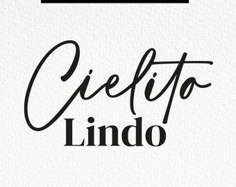 Cielito Lindo SVG, Mexican Baby Shower SVG, Baby Shower Sign, Lovely Sweet One, Commercial Use, Svg, dxf, eps, png