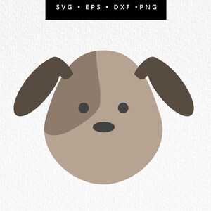 Dog SVG, Puppy SVG Cut File, Brown Dog, Cute Dog Clipart, Dog vector, Commercial Use, Svg, dxf, eps, png
