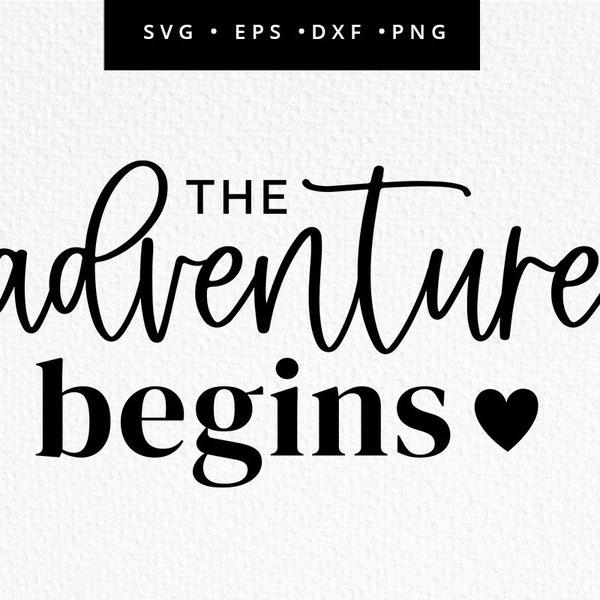 The Adventure Begins SVG, Adventure Begins , Pregnancy Announcement Svg, Announcement Cricut, Commercial Use, Easter Bunny Ears Svg,