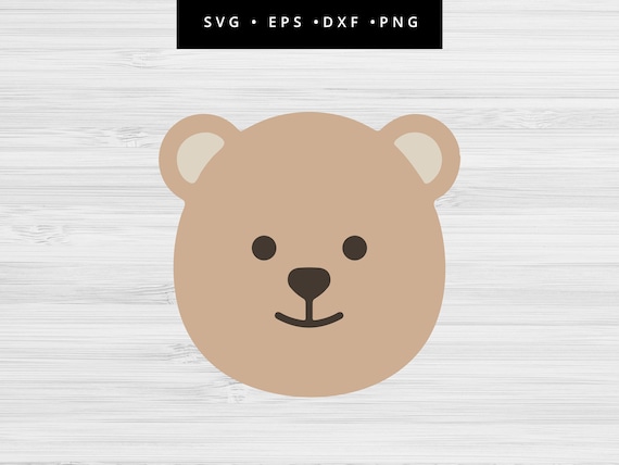 PEEKING TEDDY BEAR SVG cut file at