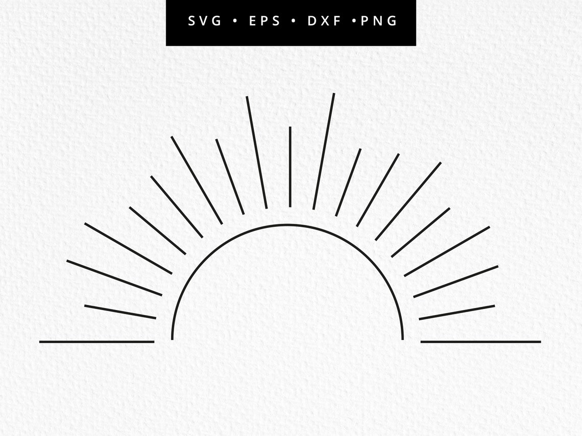 Sunburst SVG Sunshine SVG Cut File Sunburst Clipart Boho Etsy Ireland