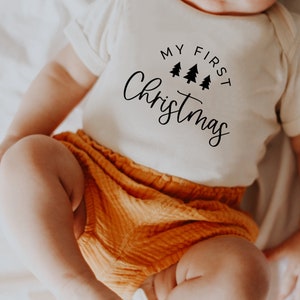 Mein erstes Weihnachten SVG, 1. Weihnachten Cricut-Datei, Weihnachtsbaum geschnitten Datei, Babys erstes Weihnachten