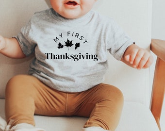 My First Thanksgiving SVG, First Thanksgiving Cut File, Babys first Thanksgiving, My 1st Thanks giving Tshirt, Commercial Use