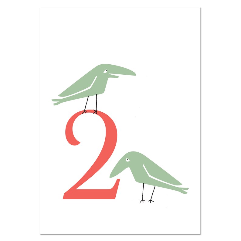 number-2-poster-printable-number-poster-etsy-ireland