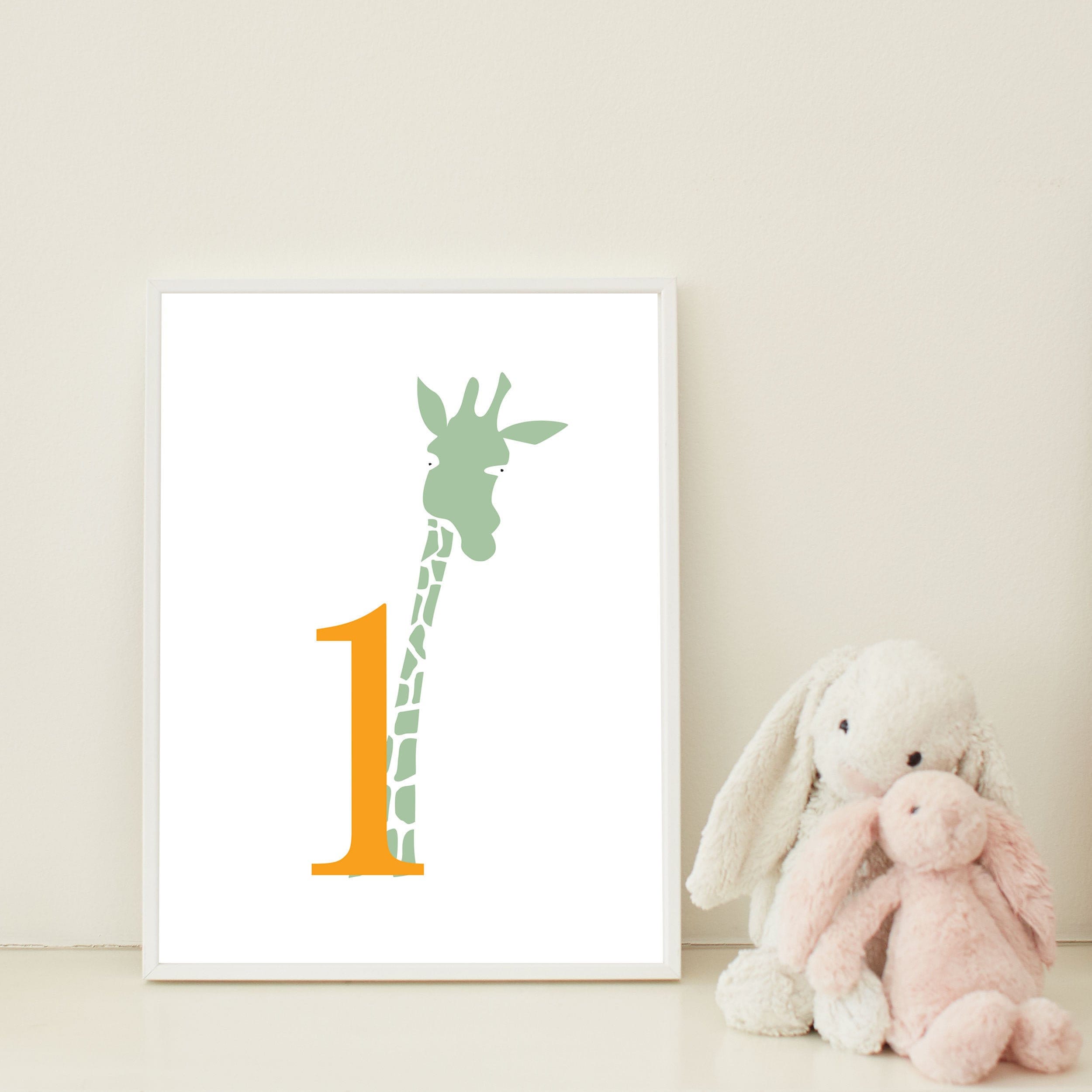 Number 1 Printable Number Poster — Know It All Prints