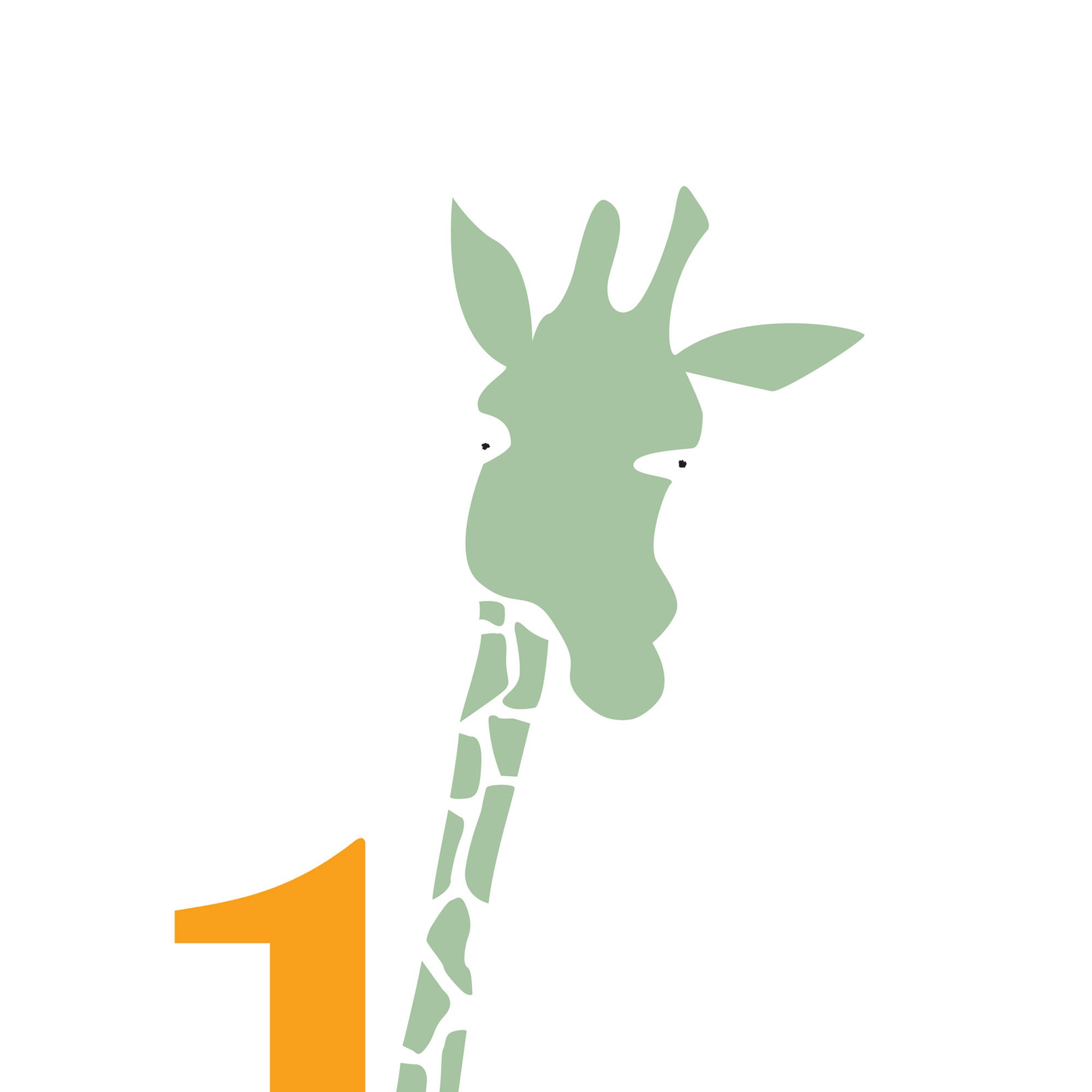 Number 1 Printable Number Poster — Know It All Prints