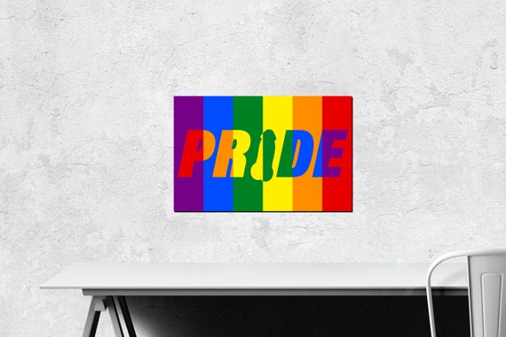 Gay Penis Pride Pride Flag LGBTQ Dick Print. NSFW 18 Bi | Etsy