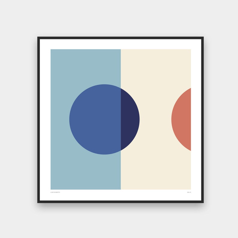 Helio Giclée Geometric Print image 1