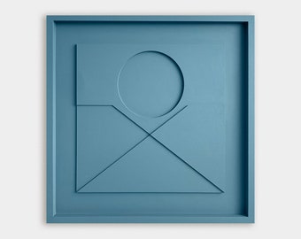 Presence (Geometric Relief Wall Sculpture)